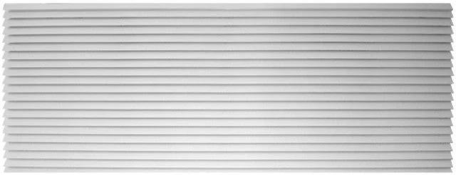 Amana PTAC Architectural Polymer Plain White Exterior Grille - PGK01WB