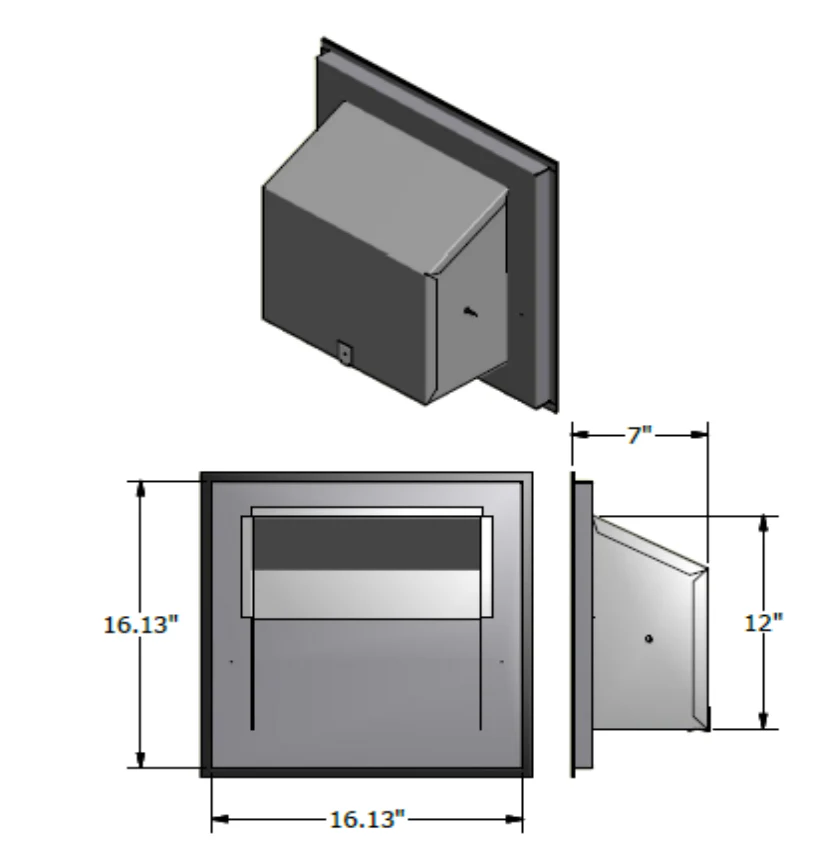 Daikin 25% Motorized Downflow Fresh Air Damper, Medium - DDN25MFDPGCHMM - Image 2