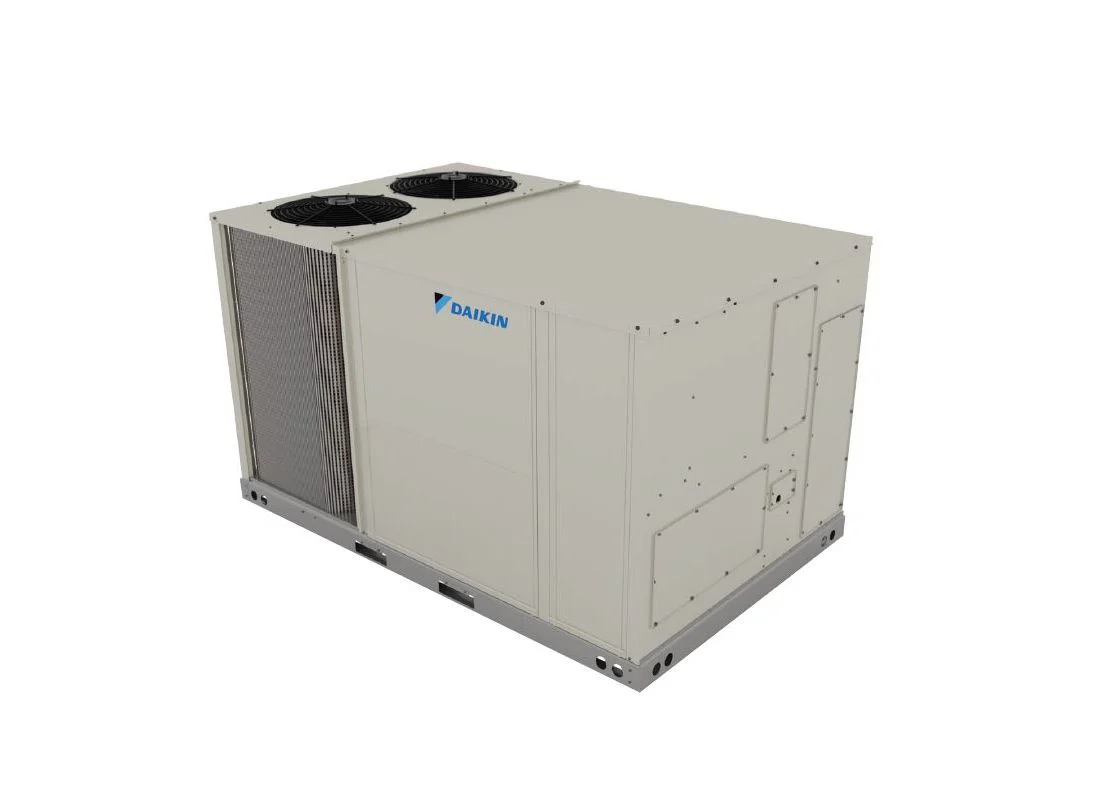 Daikin Light Commercial 12.5 Ton Packaged Air Conditioner and Gas Furnace Unit, 460-3-60V with 14.2 IEER2 - DFG1504DH00001S