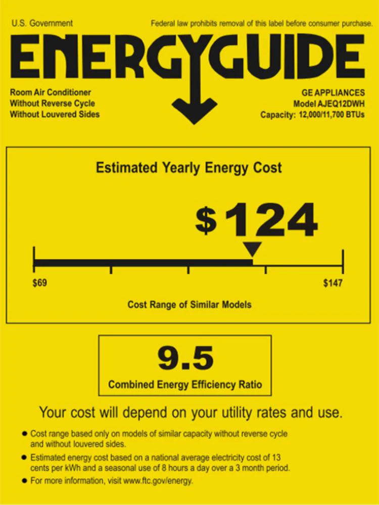GE 12,000 BTU Through-the-Wall Air Conditioner with Electric Heat - Image 8