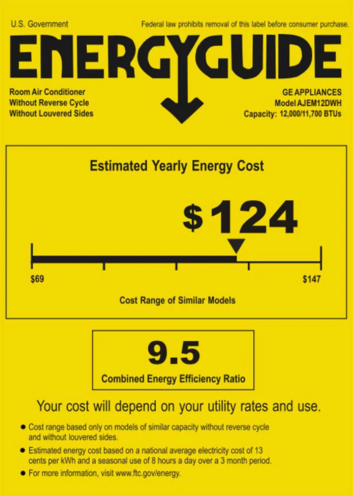 GE 12,000 BTU Through-the-Wall Air Conditioner with Heat - Image 8