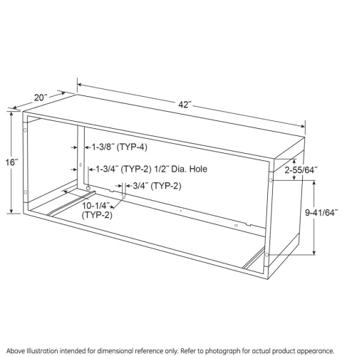 GE Zoneline 20" Extended Depth Quick Snap Wall Sleeve RAB8120B - Image 6