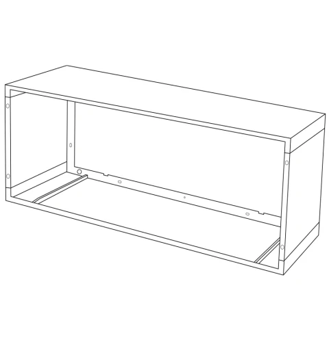 GE Zoneline 24" Extended Depth Quick Snap Wall Sleeve RAB8124B - Image 5