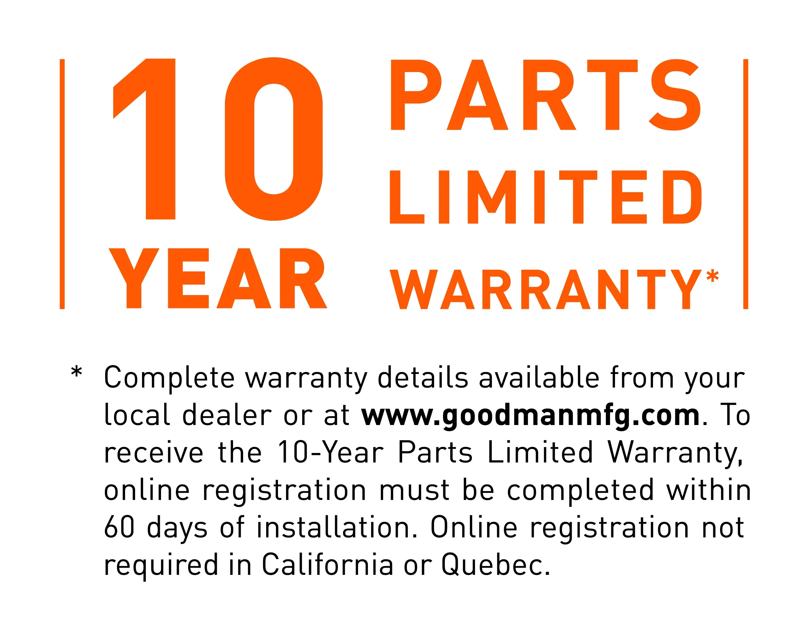 3 Ton 14 SEER2 100,000 BTU 92% AFUE Goodman Upflow Air Conditioner System - GLXS3BN3610, CAPTA4230C3, GR9S921005CN - Image 2