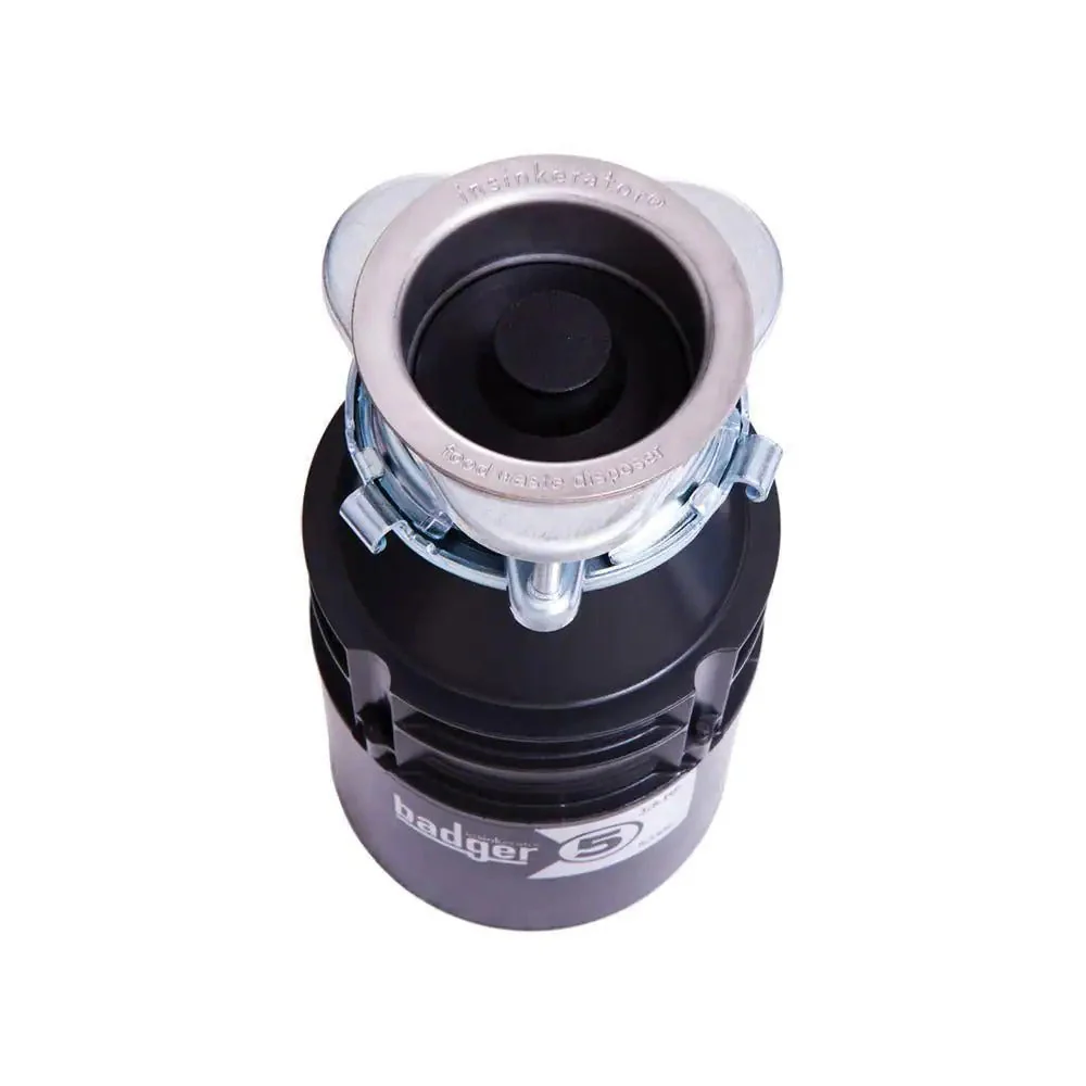 InSinkErator Badger 5 Standard Series 1/2 HP Garbage Disposal with Power Cord - Image 5