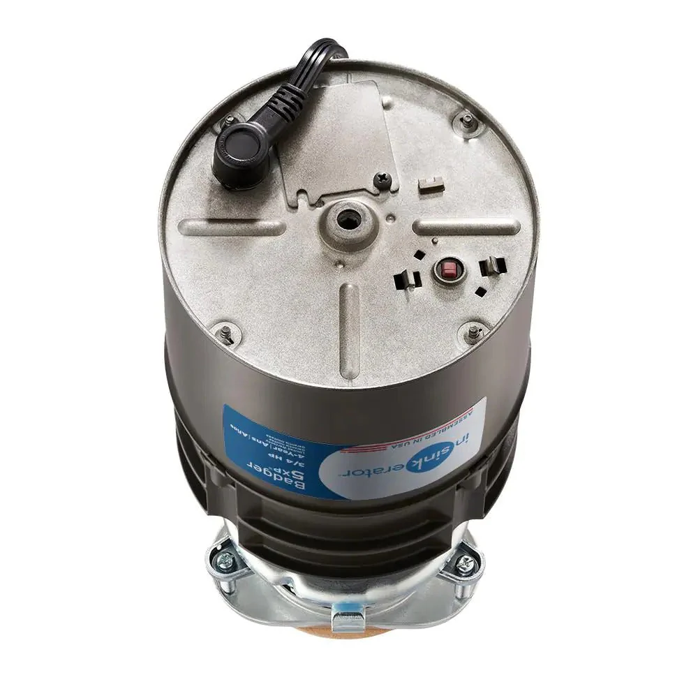 InSinkErator Badger 5XP Power Series 3/4 HP Garbage Disposal with Power Cord - Image 5