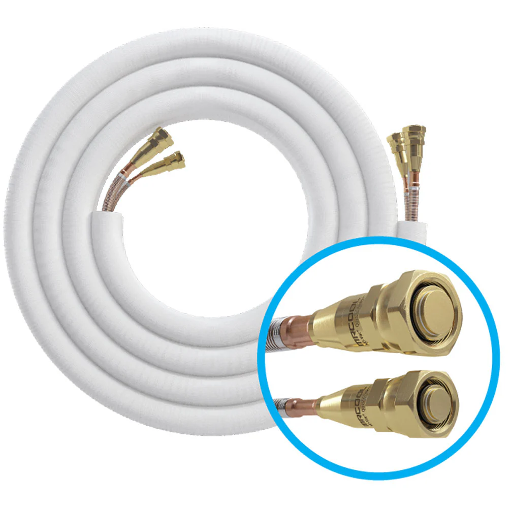 MRCOOL 4th Gen 50ft 1/4” x 1/2” Pre-Charged Lineset - DIY50-1412C - Image 2