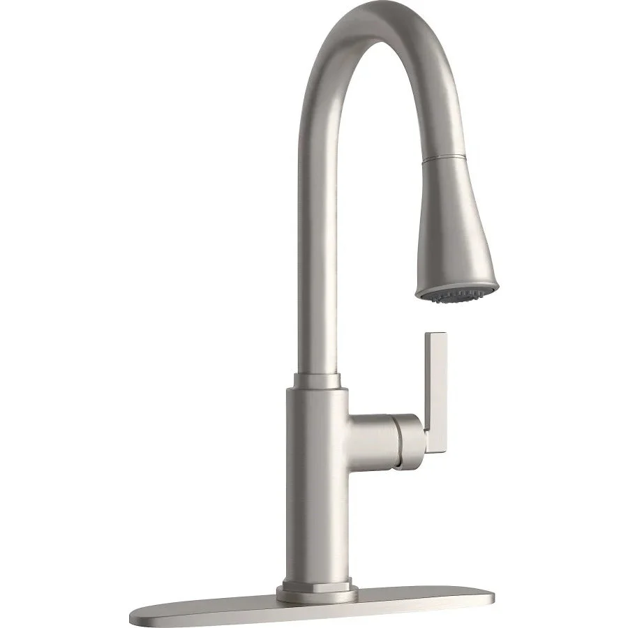 PROFLO Pixley Series Pull Down Brushed Nickel Kitchen Faucet